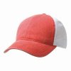 Kingcap_washed_Cotton_Trucker_pet_Rood