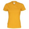 Cottover_duurzaam_duurzaamheid_werkkleding_promotioneel_tshirt_dames_geel